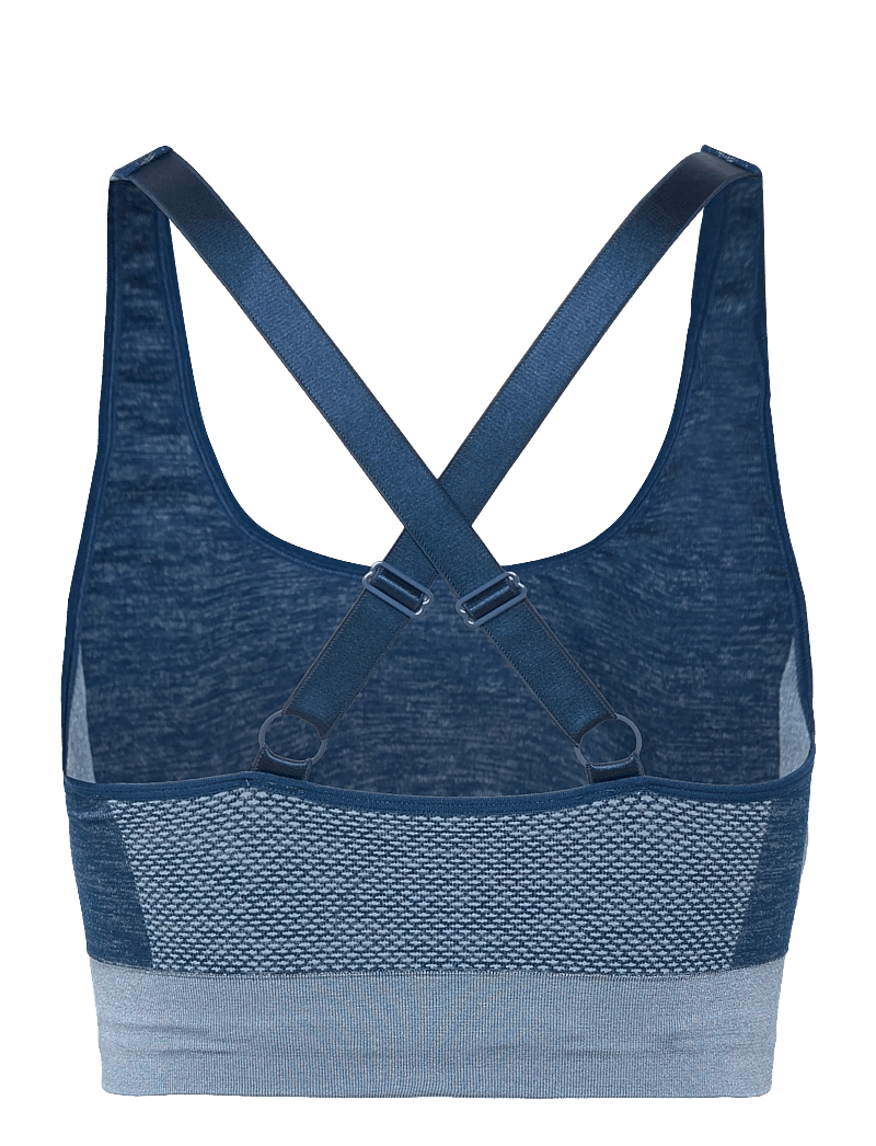 Hummel - hmlCLEA SEAMLESS SPORTS TOP - medium støtte - navy peony/faded denim - 1