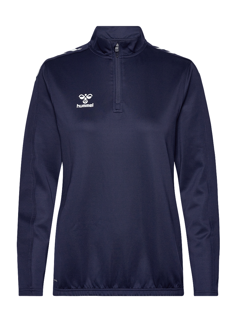 Hummel - hmlCORE XK HALF ZIP SWEAT WOMAN - džemperiai - marine - 0