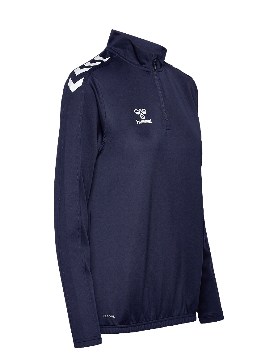 Hummel - hmlCORE XK HALF ZIP SWEAT WOMAN - džemperiai - marine - 3