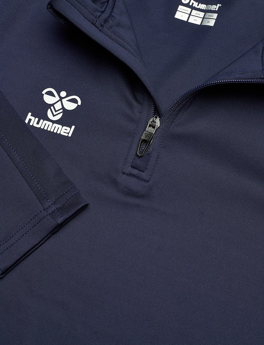 Hummel - hmlCORE XK HALF ZIP SWEAT WOMAN - džemperiai - marine - 4