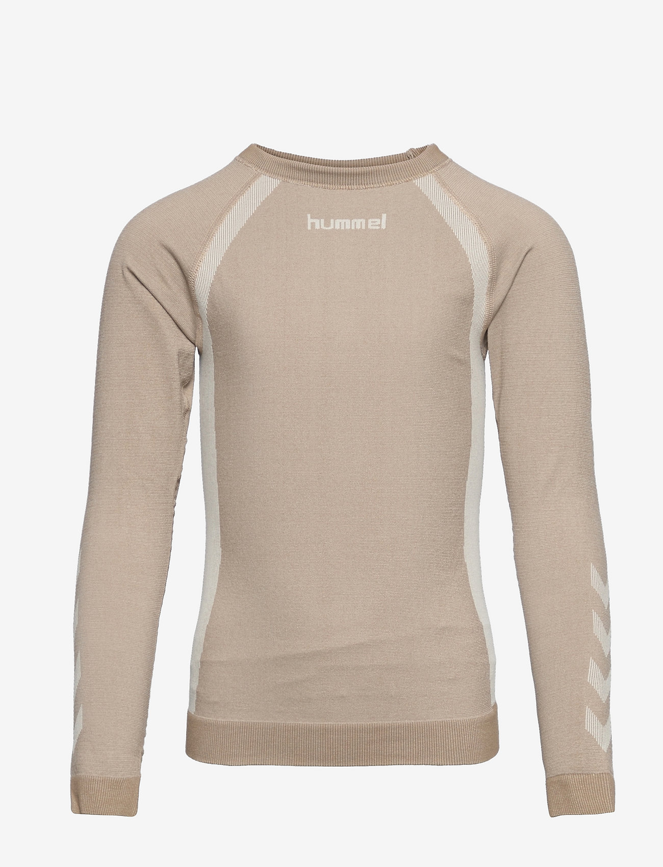 Hummel - hmlSPIN SEAMLESS T-SHIRT L/S - sportstoppe - simply taupe - 0