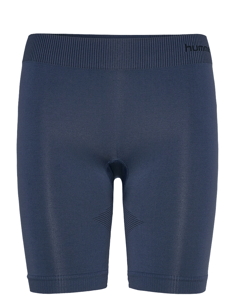 Hummel - HUMMEL FIRST SEAMLESS TRAINING SHORT TIGHTS WOMAN - trainingsshorts - dark denim - 0