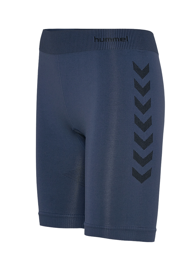 Hummel - HUMMEL FIRST SEAMLESS TRAINING SHORT TIGHTS WOMAN - trainingsshorts - dark denim - 3
