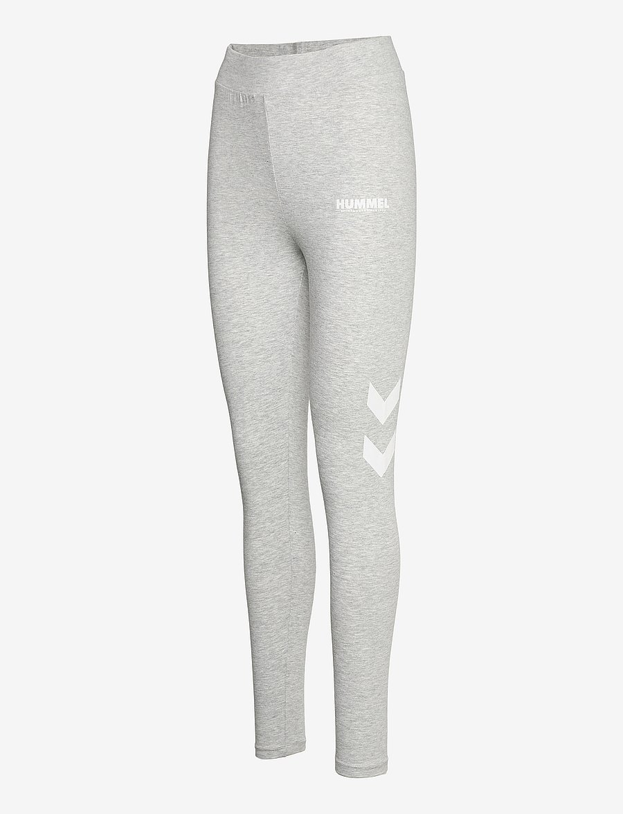 Hummel - hmlLEGACY WOMAN HIGH WAIST TIGHTS - volle länge - grey melange - 4