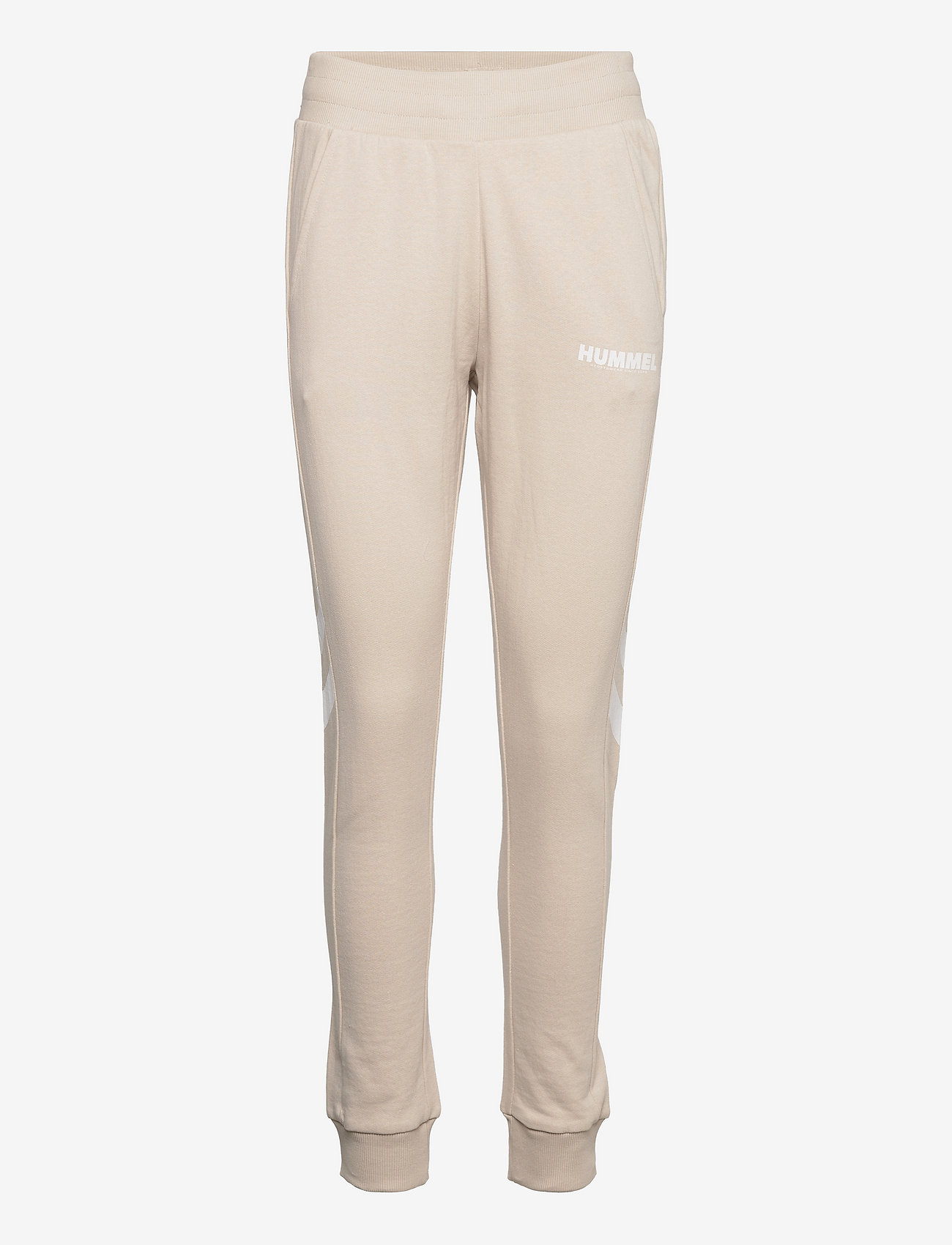 Hummel - hmlLEGACY WOMAN TAPERED PANTS - pumice stone - 0