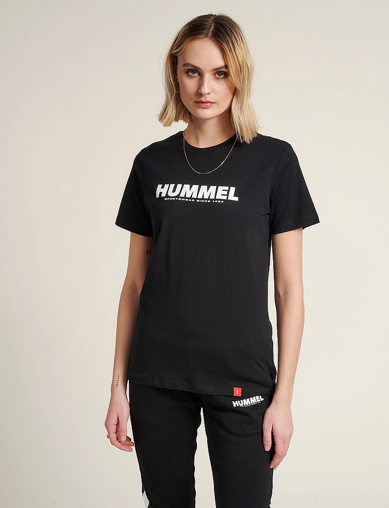 Hummel - hmlLEGACY T-SHIRT - oberteile & t-shirts - black - 0