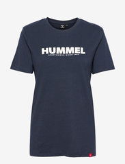 Hummel - hmlLEGACY T-SHIRT - zemākās cenas - blue nights - 0