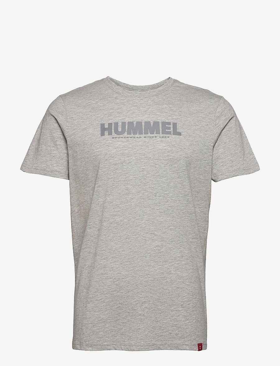 Hummel - hmlLEGACY T-SHIRT - t-shirts - grey melange - 1