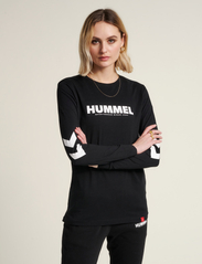 Hummel - hmlLEGACY T-SHIRT L/S - najniższe ceny - black - 3