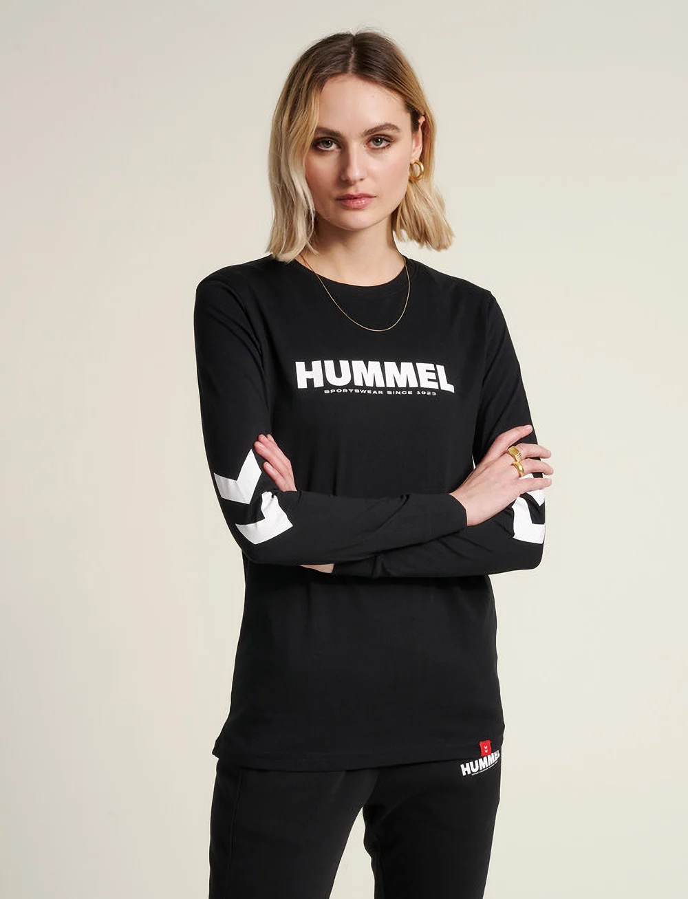 Hummel - hmlLEGACY T-SHIRT L/S - långärmade tröjor - black - 3