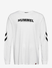 Hummel - hmlLEGACY T-SHIRT L/S - toppe & t-shirts - white - 1