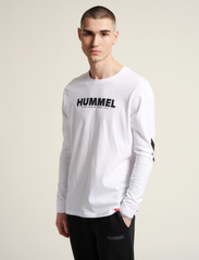 Hummel - hmlLEGACY T-SHIRT L/S - pitkähihaiset topit - white - 3