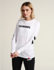 Hummel - hmlLEGACY T-SHIRT L/S - toppe & t-shirts - white - 4