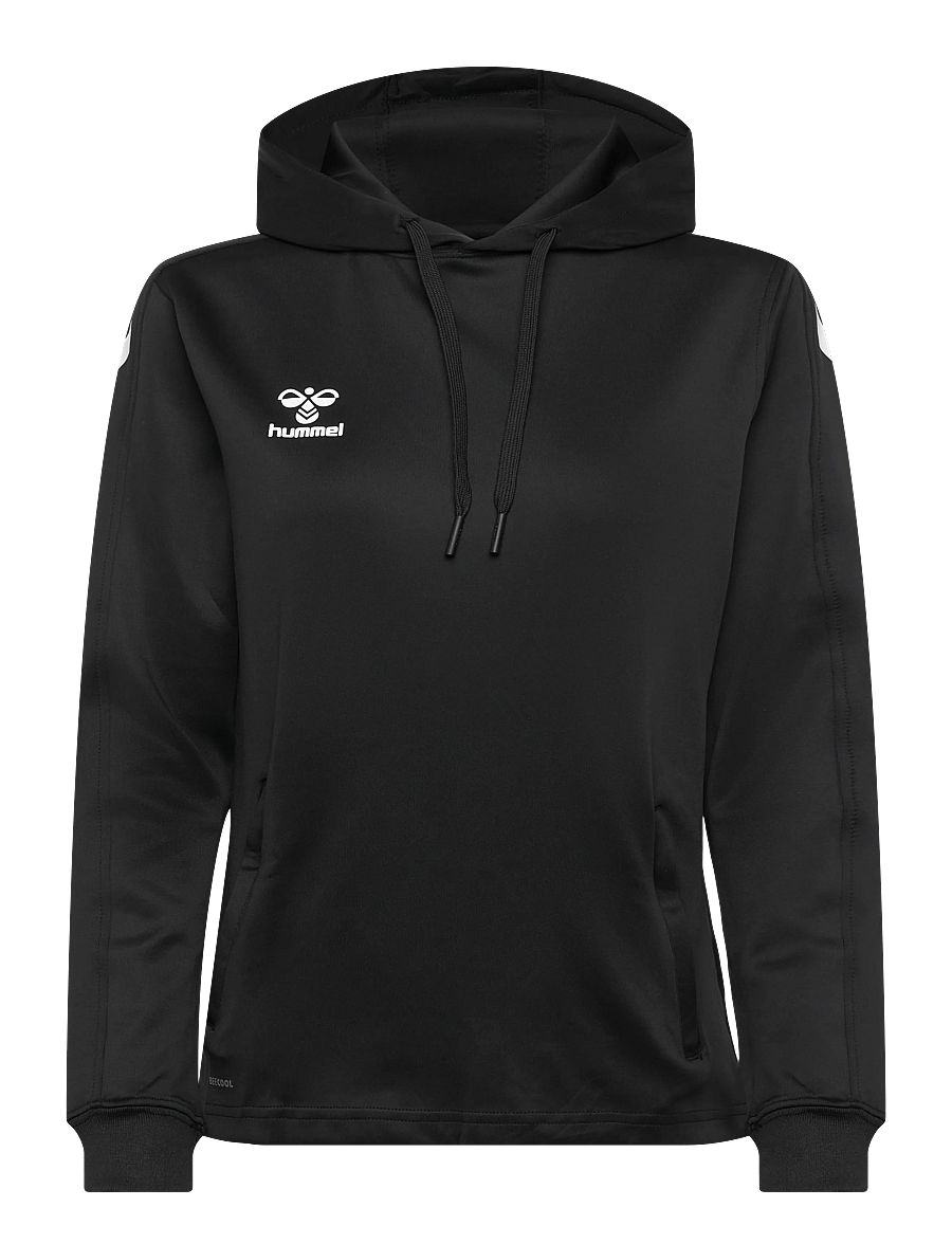 Hummel - hmlCORE XK POLY SWEAT HOODIE WOMAN - kapuutsiga dressipluusid - black - 0