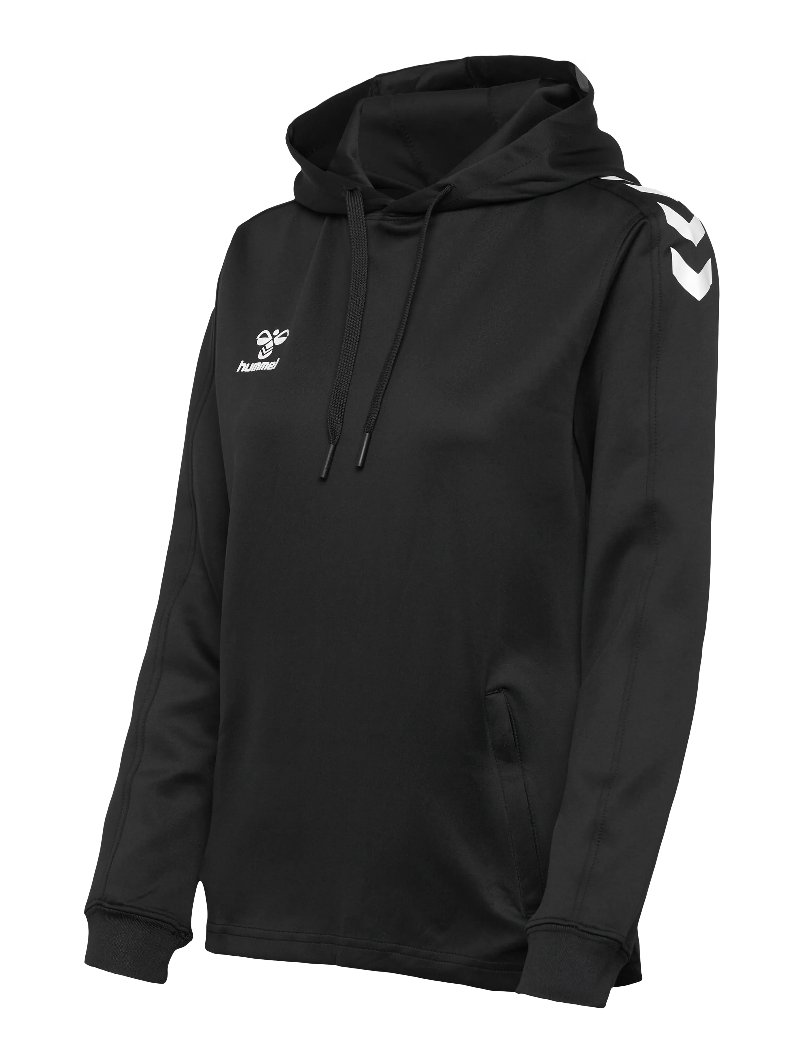 Hummel - hmlCORE XK POLY SWEAT HOODIE WOMAN - džemperi un adījumi - black - 2
