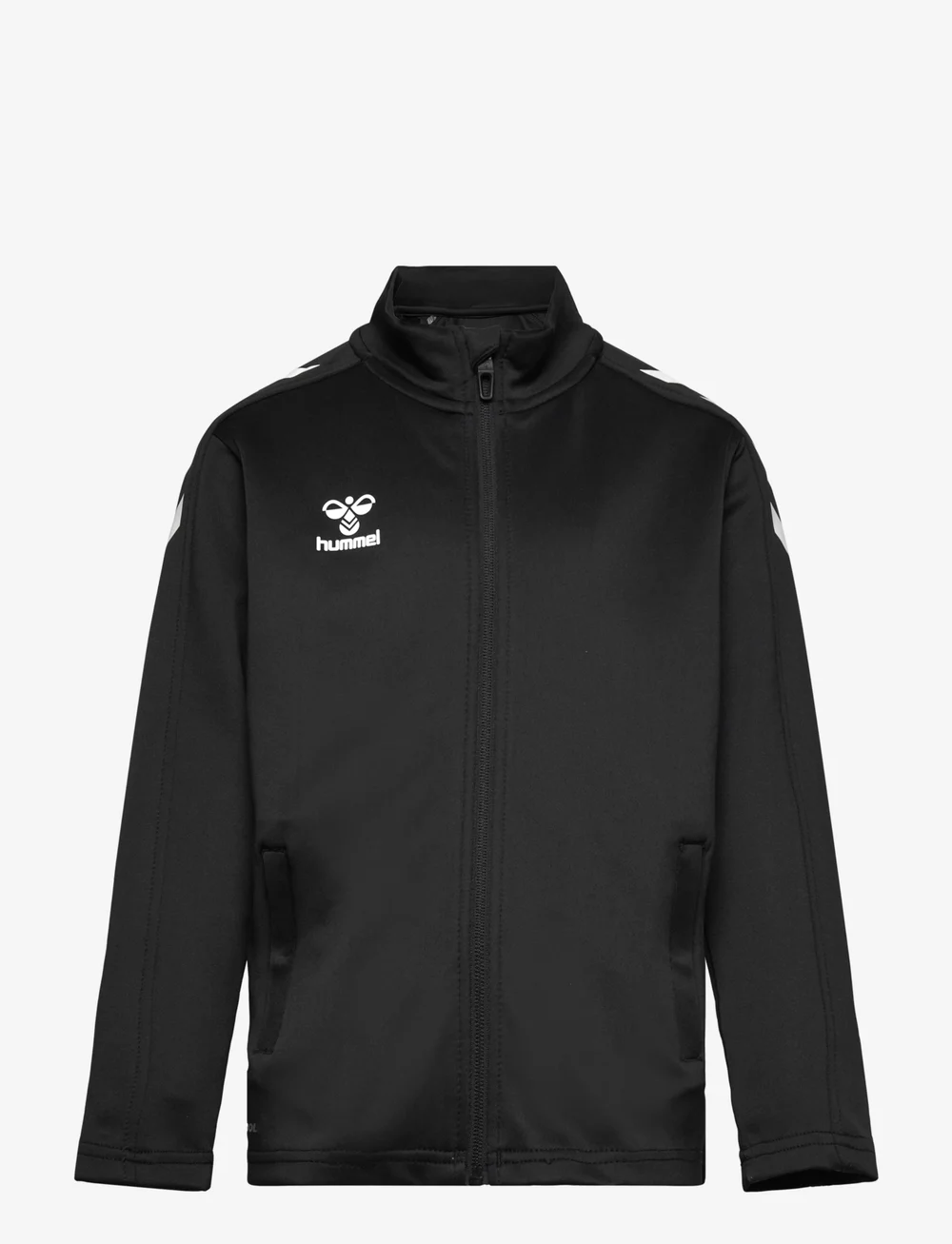 Hummel - hmlCORE XK POLY ZIP SWEAT KIDS - sweatshirts - black/black - 0