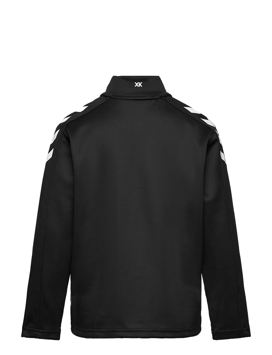 Hummel - hmlCORE XK POLY ZIP SWEAT KIDS - sweats - black/black - 1