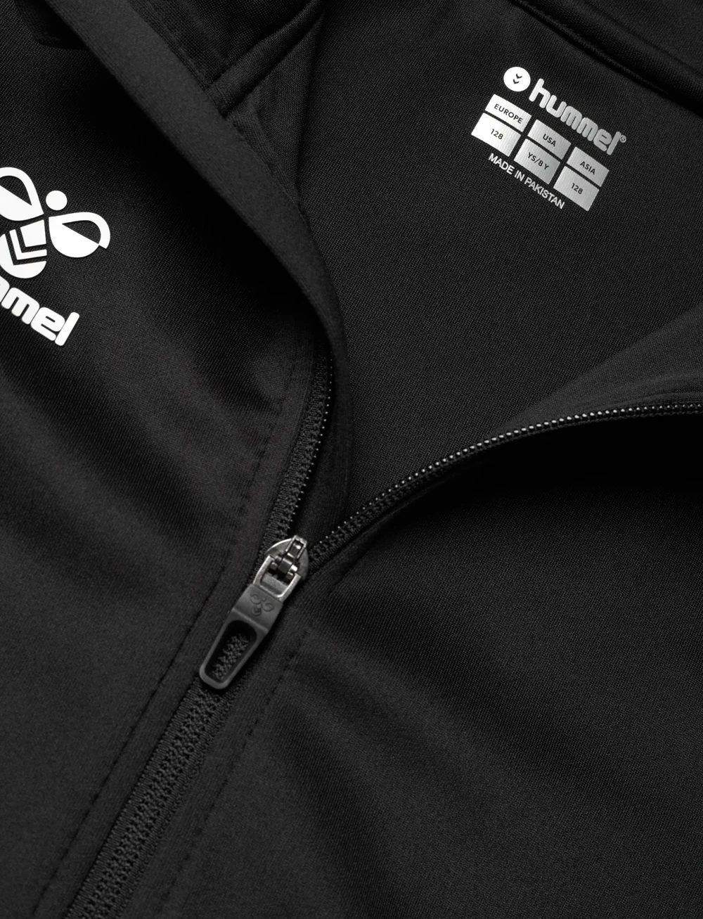 Hummel - hmlCORE XK POLY ZIP SWEAT KIDS - sweatshirts - black/black - 2