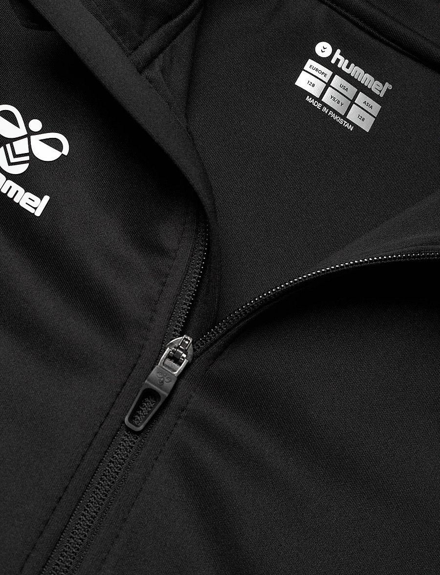 Hummel - hmlCORE XK POLY ZIP SWEAT KIDS - sweats - black/black - 2