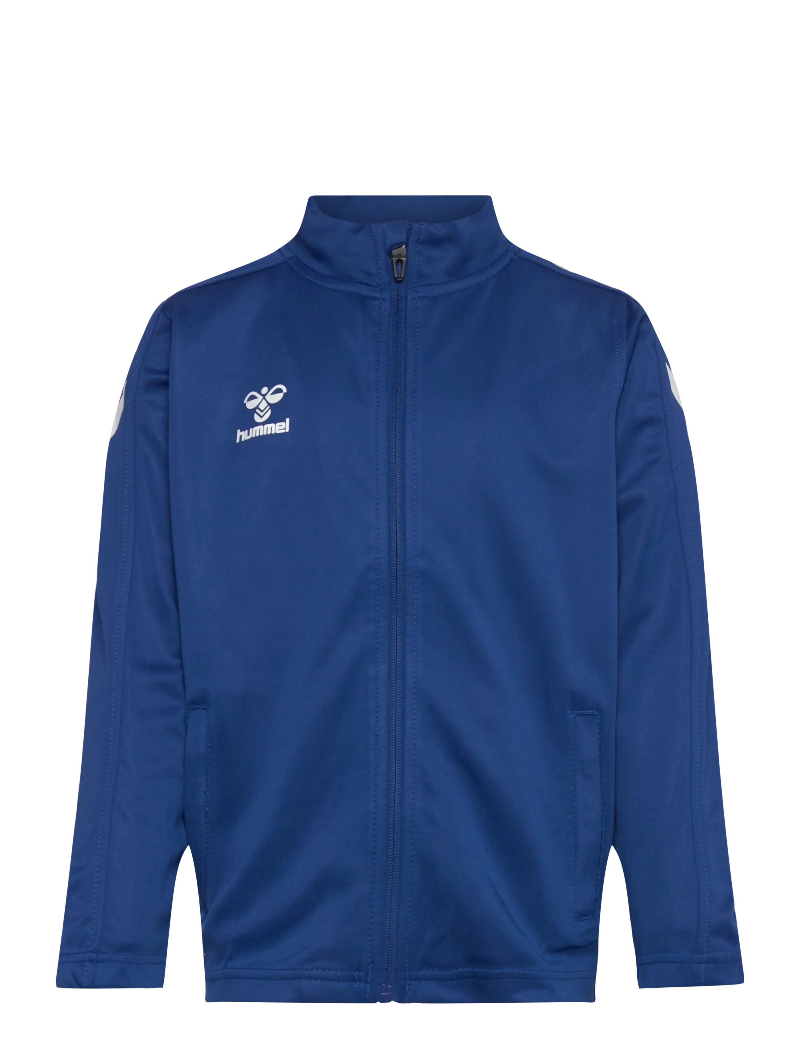 Hummel Hmlcore Xk Poly Zip Sweat Kids, Børn, Børne Lynlås Sweatjakke, Blå, Str: 164