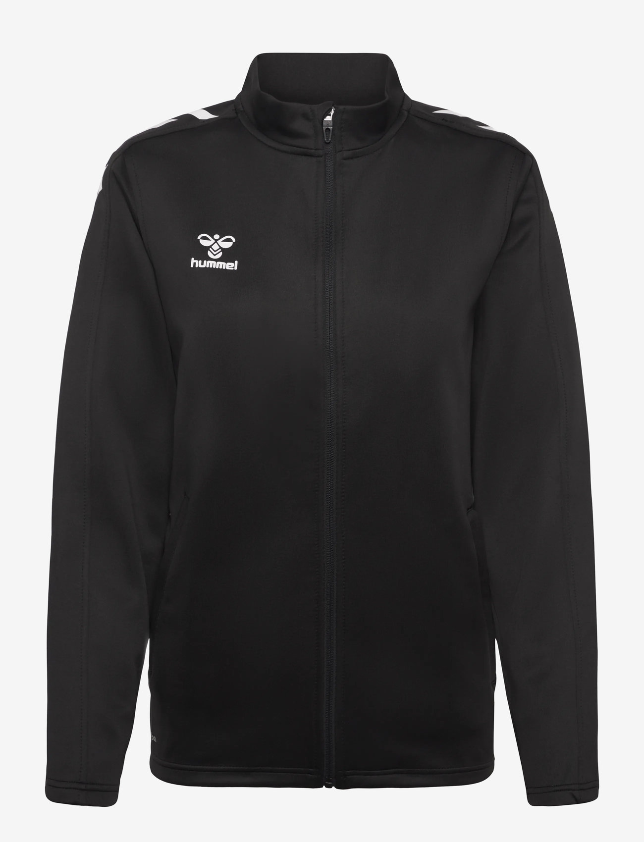 Hummel - hmlCORE XK POLY ZIP SWEAT WOMAN - sweatshirts - black - 0