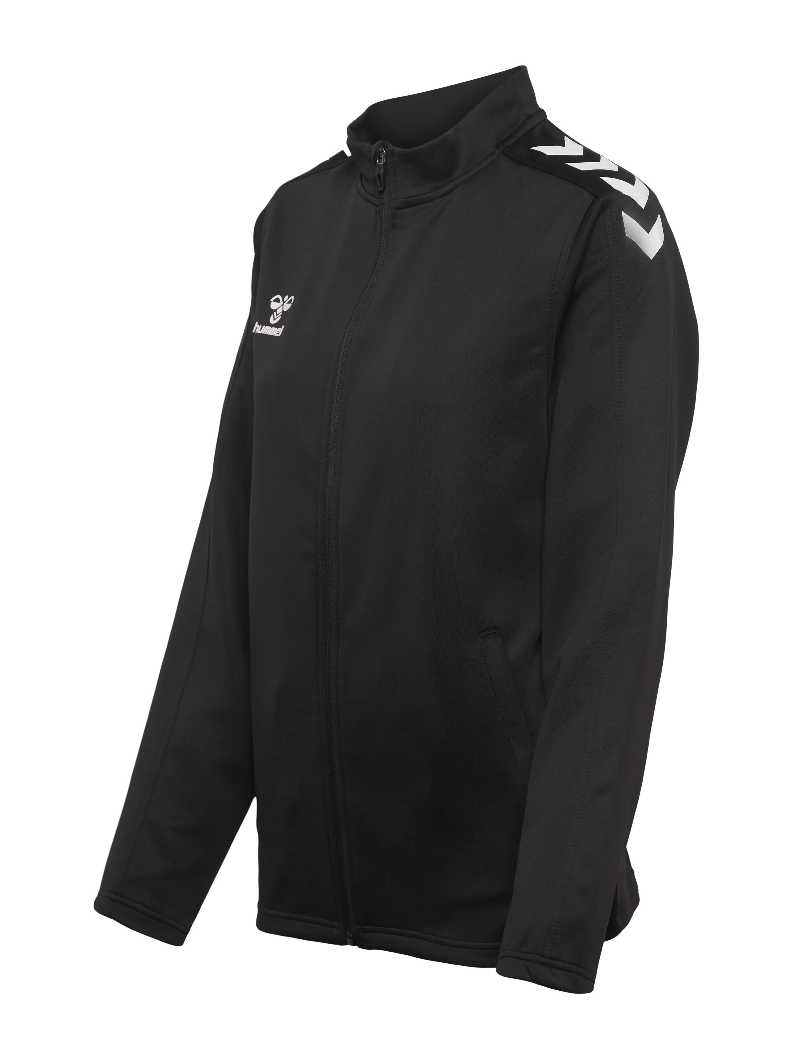 Hummel - hmlCORE XK POLY ZIP SWEAT WOMAN - sweatshirts - black - 2