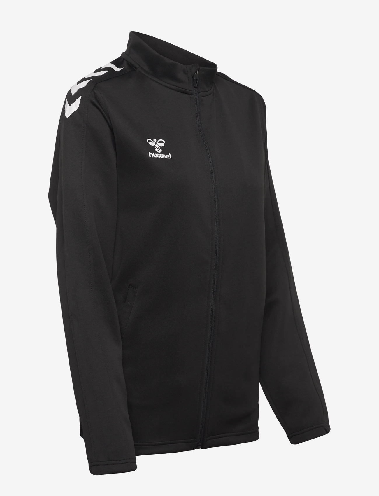 Hummel - hmlCORE XK POLY ZIP SWEAT WOMAN - sweatshirts - black - 3