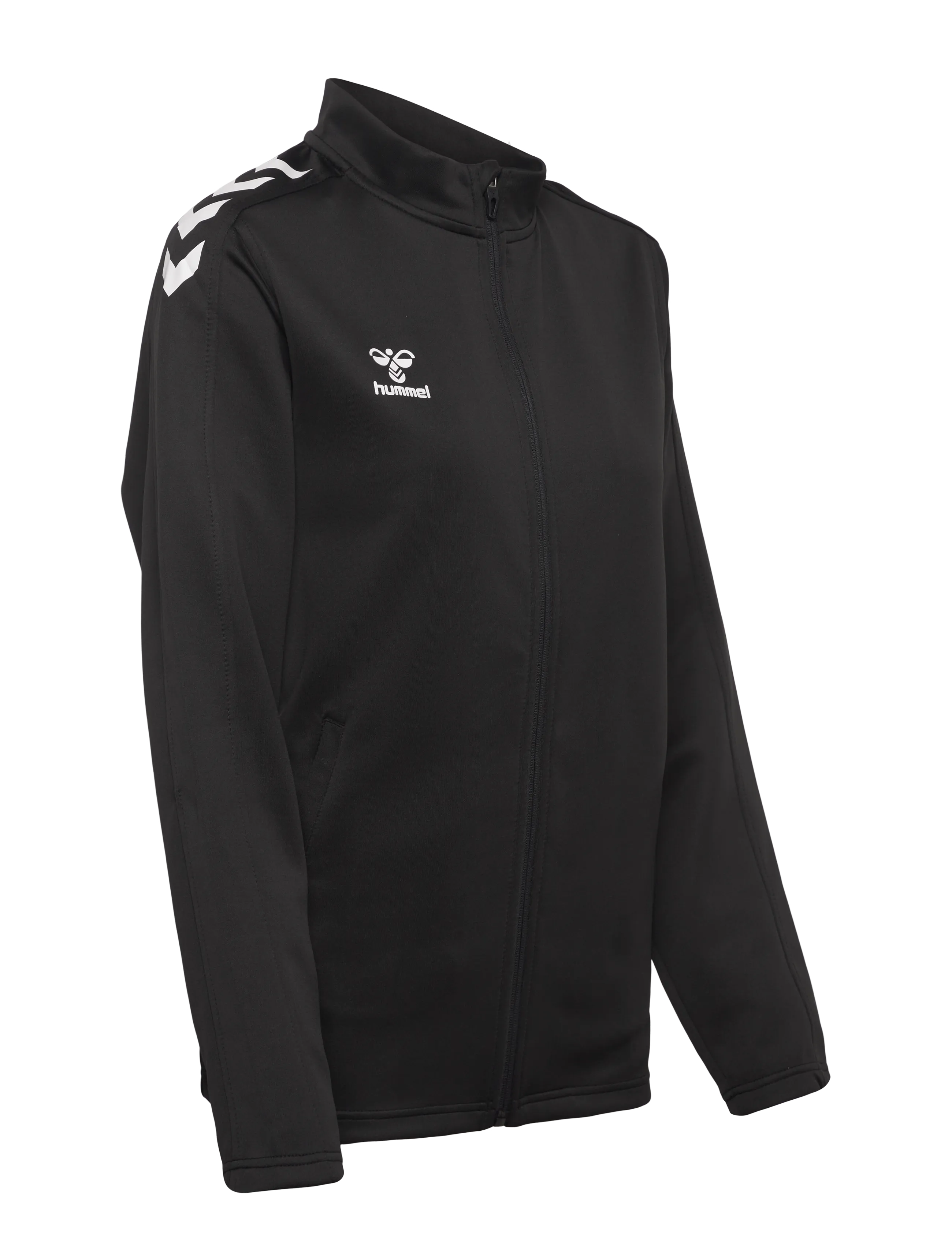Hummel - hmlCORE XK POLY ZIP SWEAT WOMAN - sweatshirts - black - 3