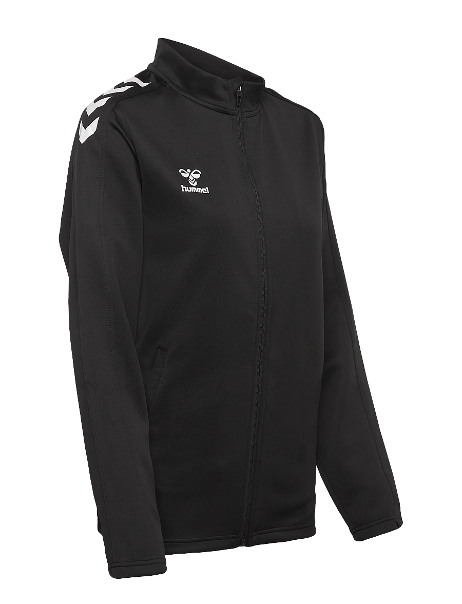 Hummel - hmlCORE XK POLY ZIP SWEAT WOMAN - sweaters - black - 3