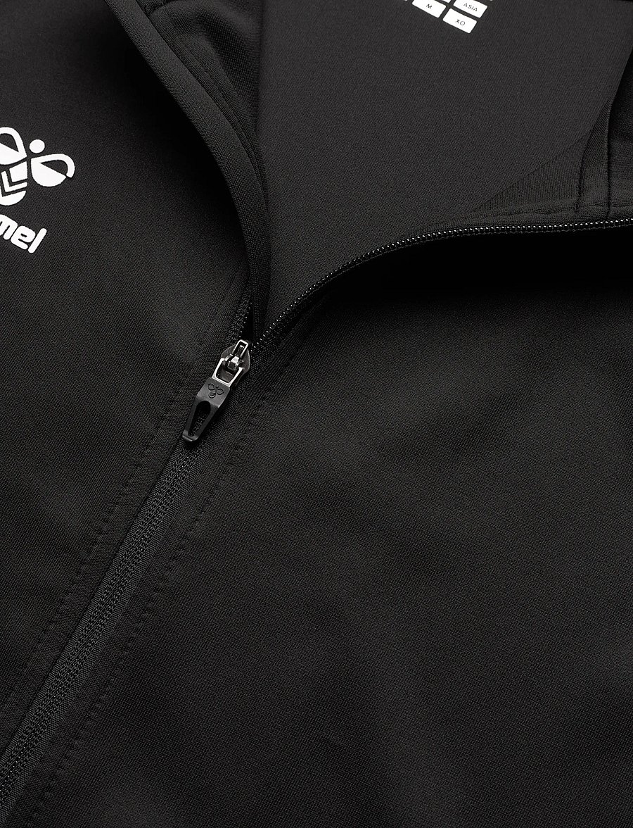 Hummel - hmlCORE XK POLY ZIP SWEAT WOMAN - sweaters - black - 4