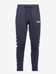 hmlLEGACY POLY TAPERED PANTS - BLUE NIGHTS/WHITE