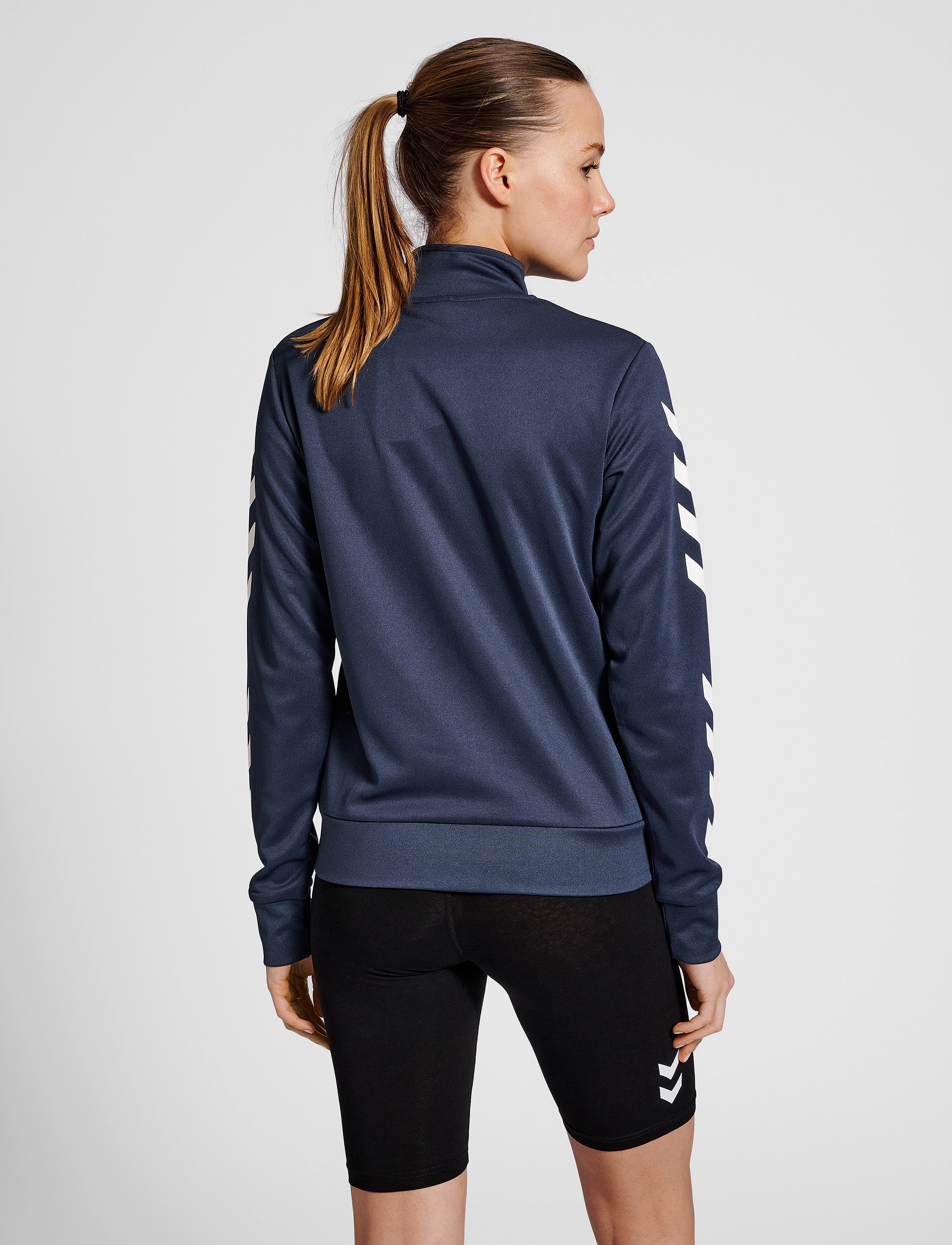 Hummel - hmlLEGACY POLY WOMAN ZIP JACKET - blue nights - 4