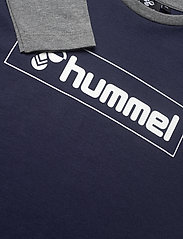 Hummel - hmlBOX T-SHIRT L/S - pitkähihaiset paidat - black iris - 2