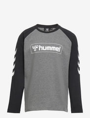 Hummel - hmlBOX T-SHIRT L/S - langärmelige - medium melange - 0