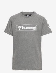 Hummel - hmlBOX T-SHIRT S/S - lyhythihaiset - medium melange - 0