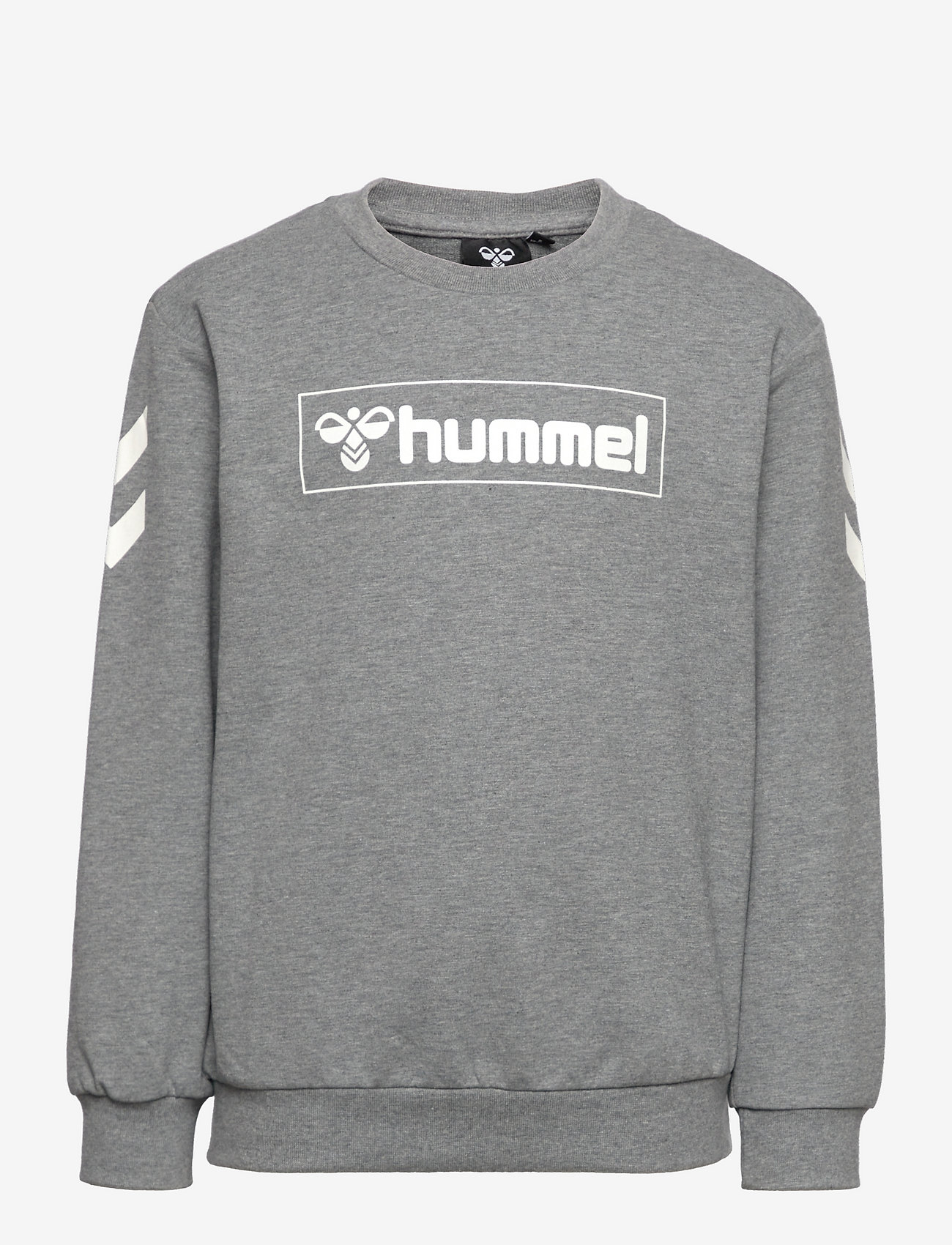 Hummel - hmlBOX SWEATSHIRT - zemākās cenas - medium melange - 0