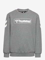 Hummel - hmlBOX SWEATSHIRT - sweatshirts & hættetrøjer - medium melange - 0