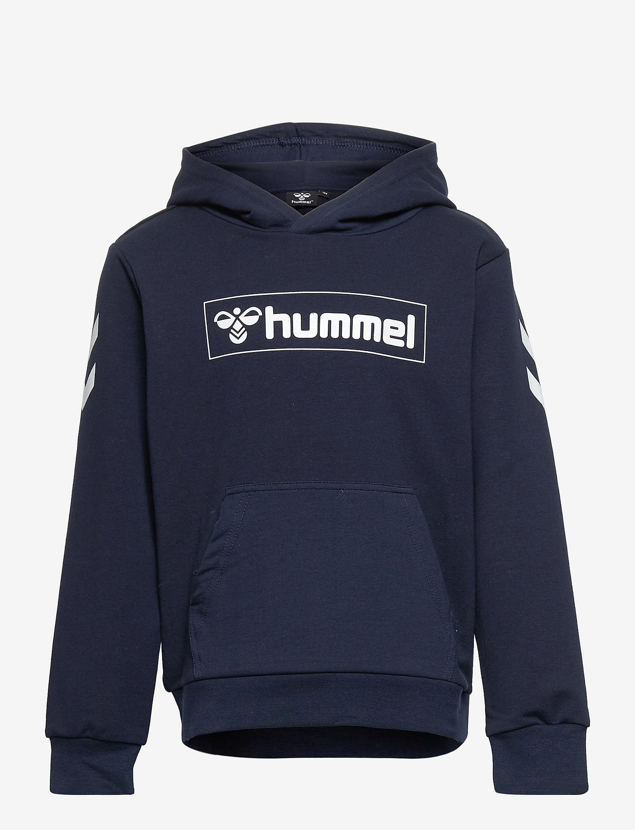 Hummel - hmlBOX HOODIE - sportiska stila džemperi un džemperi ar kapuci - black iris - 0