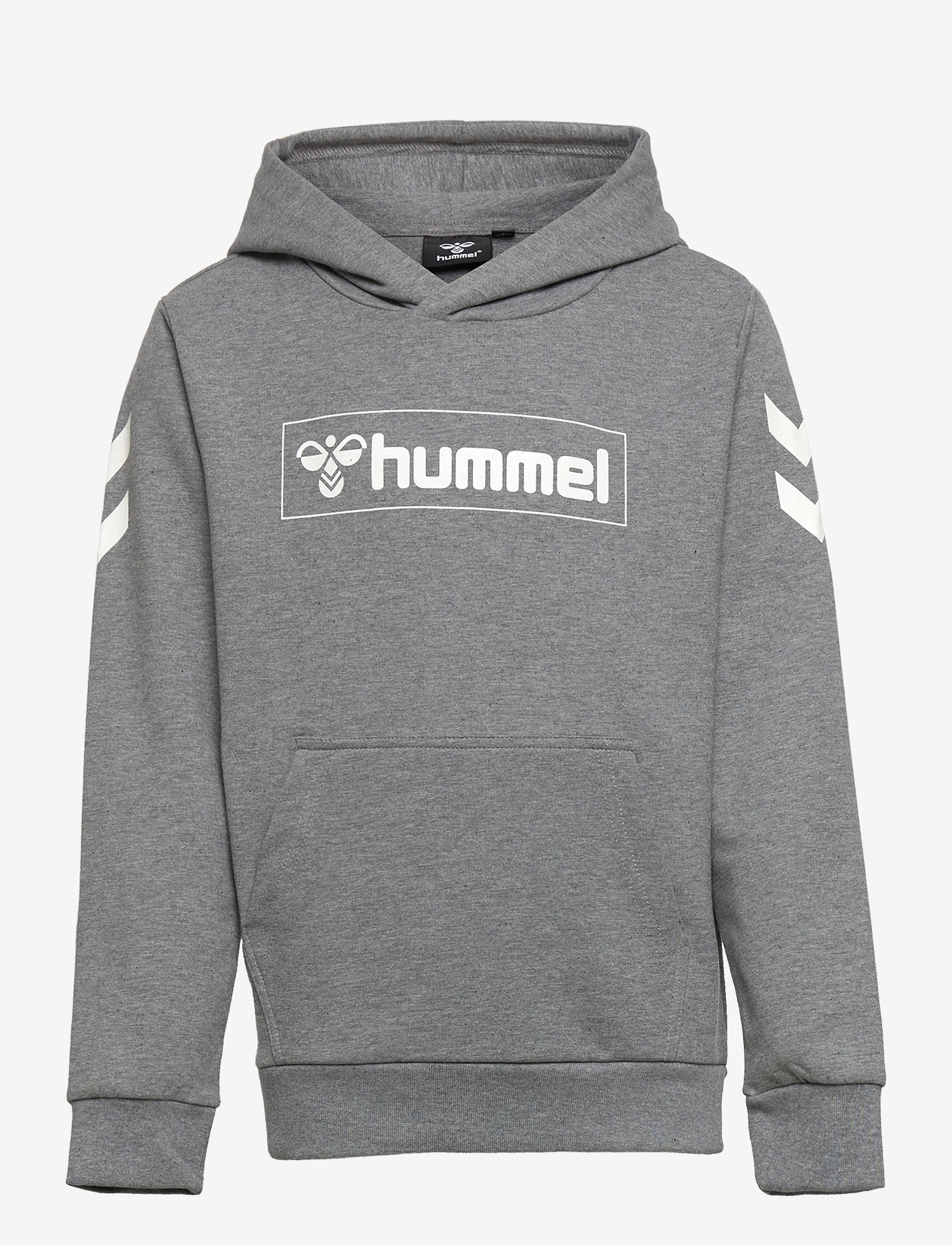 Hummel Hmlbox Hoodie, 110, Sweatshirts & Hoodies, Grau - Kinder