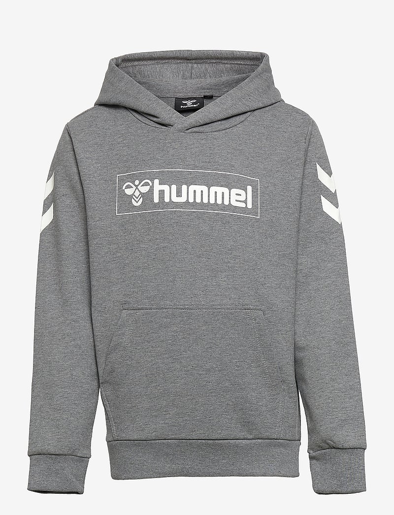 Hummel - hmlBOX HOODIE - hoodies - medium melange - 0