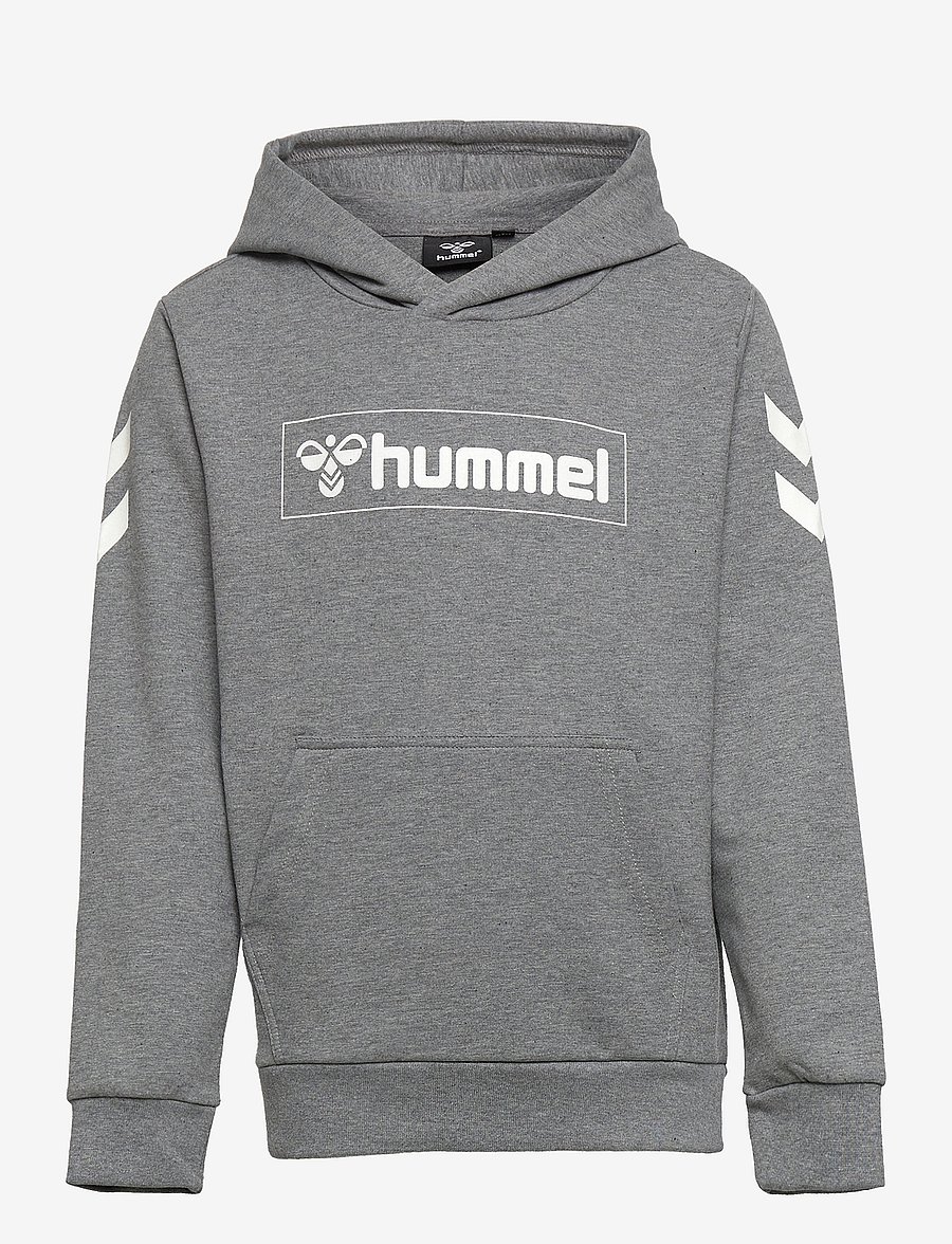 Hummel - hmlBOX HOODIE - kapuzenpullover - medium melange - 0
