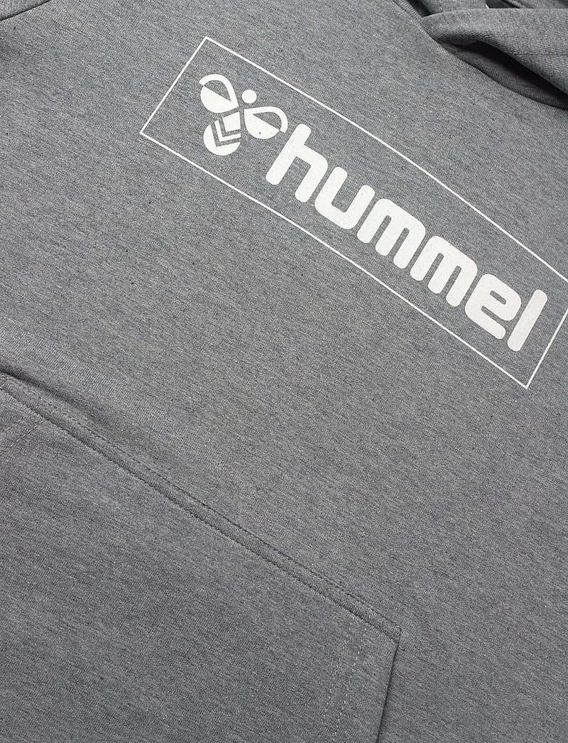 Hummel - hmlBOX HOODIE - hoodies - medium melange - 2