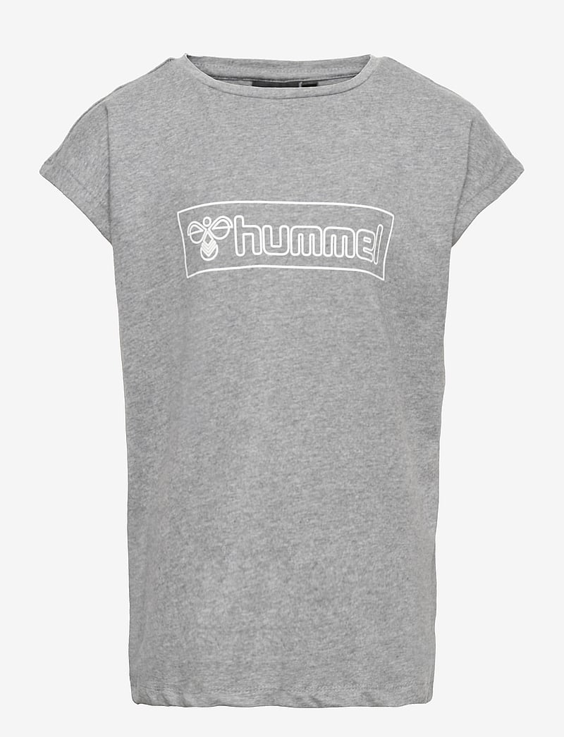 Hummel - hmlBOXLINE T-SHIRT S/S - À manches courtes - medium melange - 0