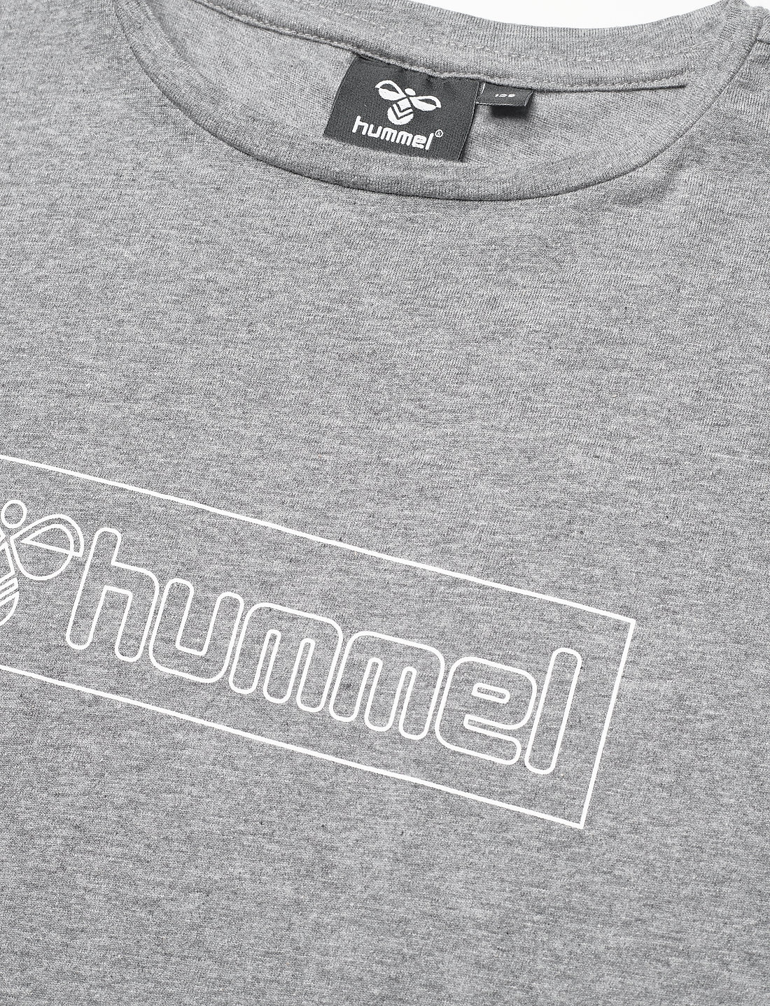Hummel - hmlBOXLINE T-SHIRT S/S - kurzärmelig - medium melange - 2