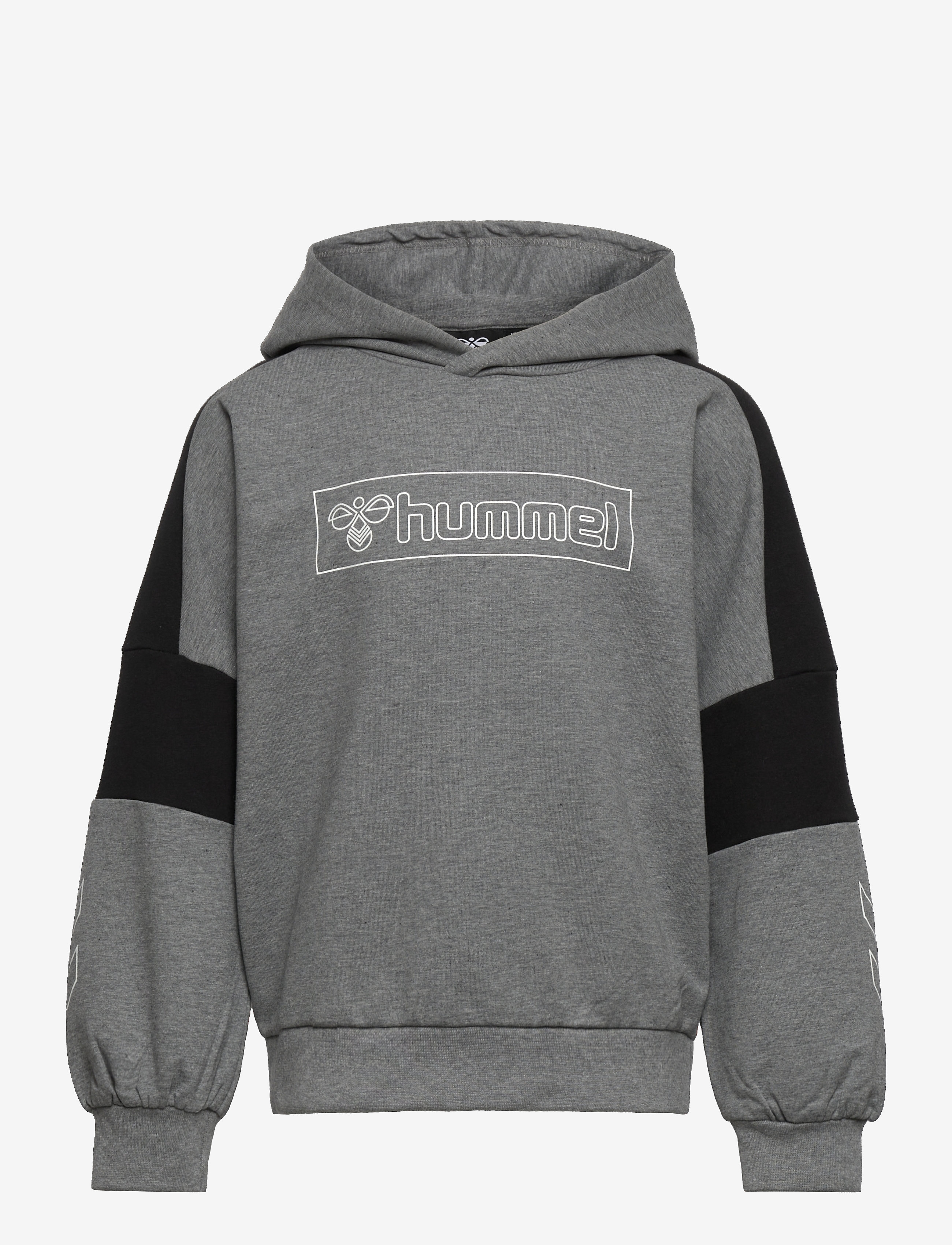 Hummel hmlBOXLINE HOODIE - Odzież - MEDIUM MELANGE / grey