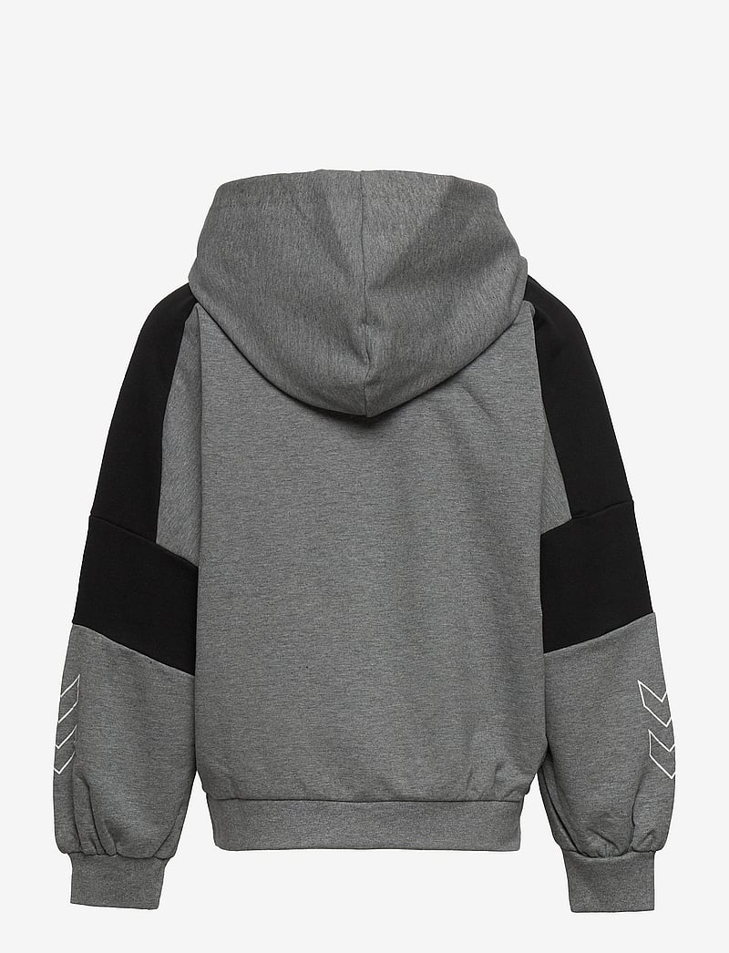 Hummel - hmlBOXLINE HOODIE - hættetrøjer - medium melange - 1