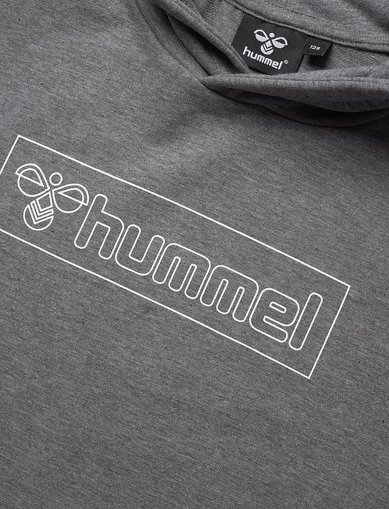 Hummel - hmlBOXLINE HOODIE - hættetrøjer - medium melange - 2