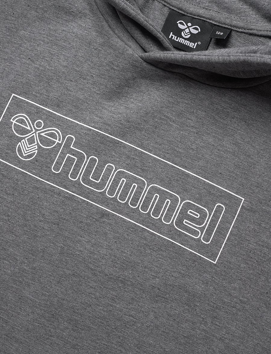 Hummel - hmlBOXLINE HOODIE - džemperiai su gobtuvu - medium melange - 2