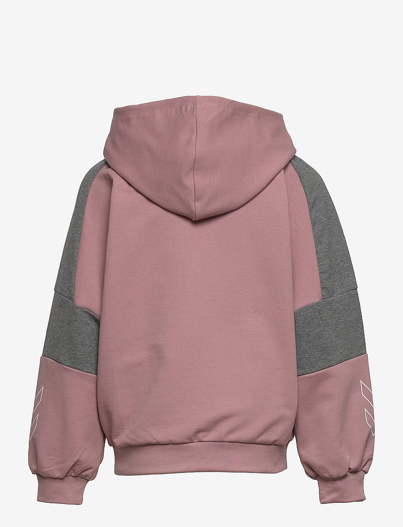 Hummel - hmlBOXLINE HOODIE - hættetrøjer - woodrose - 1