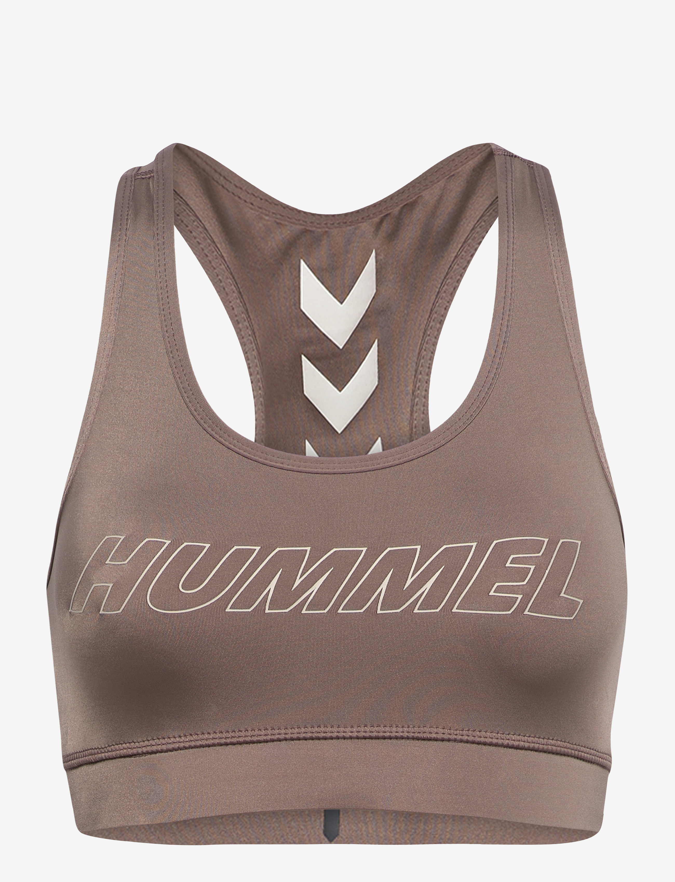 Hummel hmlTE TOLA SPORTS BRA - Undertøj - DRIFTWOOD / brown